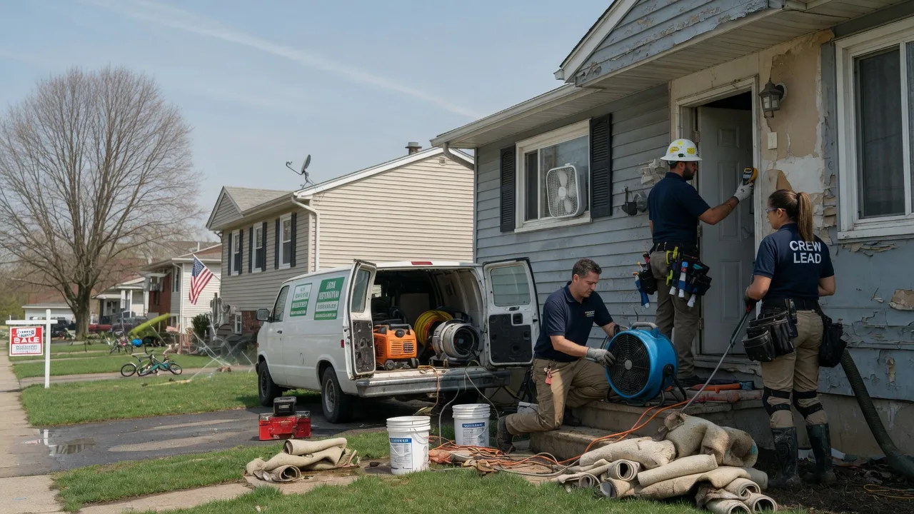 Flood Cleanup in Carroll, OH near me