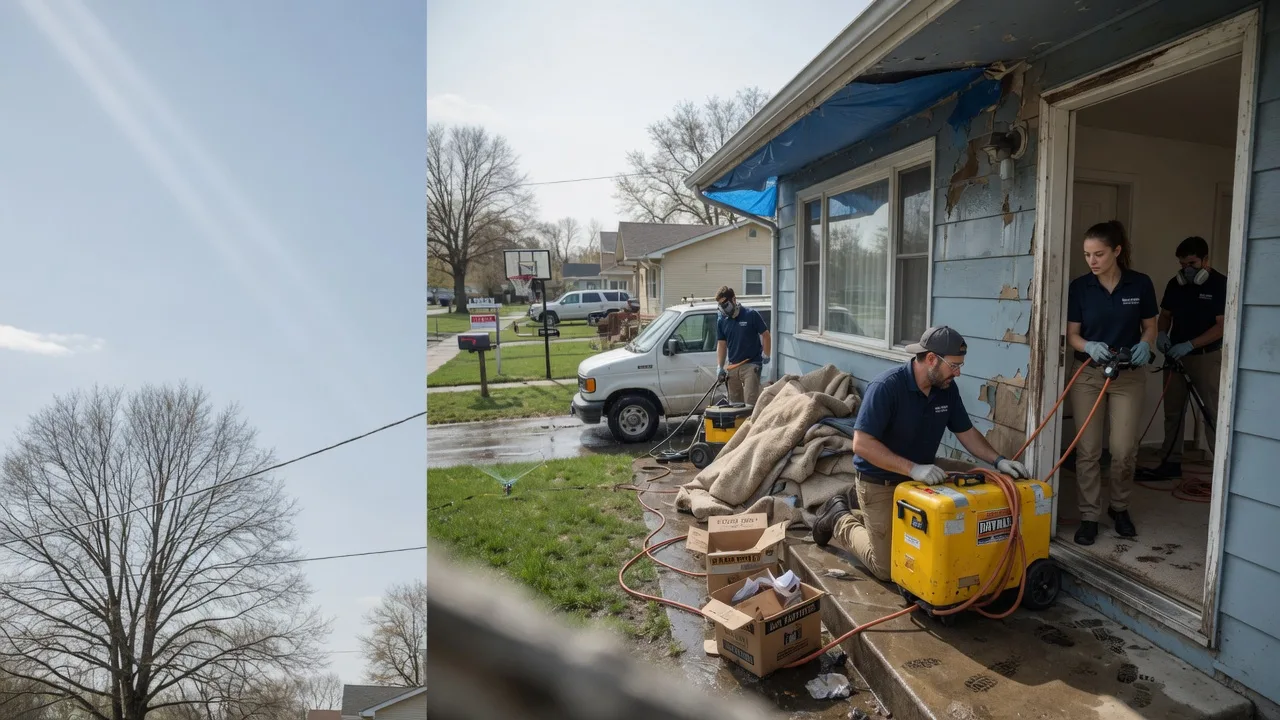 Basement Flood Cleanup in Carroll, OH near me
